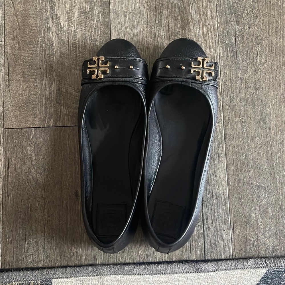 Black Tory Burch Flats